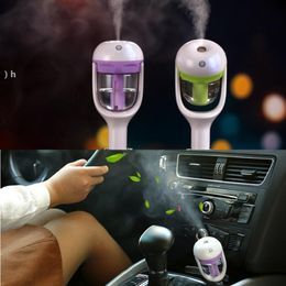 Umidificatore a vapore per auto 12V Purificatore d'aria Diffusore di aromi Diffusore di oli essenziali Umidificatori per auto Multi-colori GWE13893