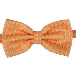 Bow Ties Classic Dots Bowtie For Man Fashion Neckwear Adjustable Unisex Mens Tie Polyester Pre-Tied Bowties