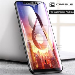 note 8 tempered glass NZ - CAFELE Tempered Glass For Xiaomi mi8 9 se 10 pro 6 mix 2 2s 4D HD Clear Screen Protector for Redmi Note 9 8 7 k20 pro 9t pro209q