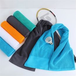 AHSNME 100% Cotton sports lengthened yoga outdoor marathon runners gym wiping sweat Free custom name Towel 220616