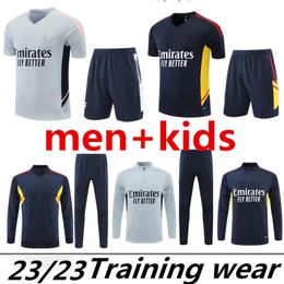 22 23 Training Suit G.JESUS SMITH ROWE PEPE SAKA Gunners soccer jerseys ODEGAARD THOMAS MARTINELLI TIERNEY 2022 2023 Kids kit sets shorts suit