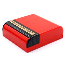 Smoking Colourful ABS Plastic Black Red 70MM Dry Herb Tobacco Hand Preroll Rolling Roller Cigarette Holder Machine RollBox Portable Innovative Design DHL Free