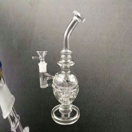 Newest come glass bong recycler fab egg glass bongs water pipe New oil rig with bowl
