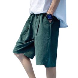 Men's Shorts Mens Cargo Combat Elasticated Summer Casual Loose Beach Pants Solid Color Running Breathable Sweat Boxers SummerMen's