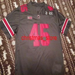 Ohio State Buckeyes Jersey #45 2022 Men's "BUCKEYES" Stitch Customise any name number XS-6XL