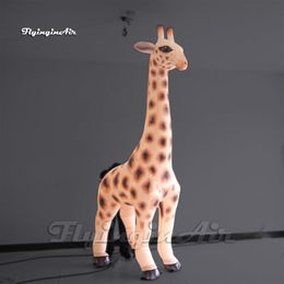 Cute Inflatable Giraffe Balloon Simulated Animal Model For Park And Zoo Decoration