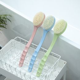 Bath Brush Body Exfoliating Scrubber Long Handle Body Back Massage Shower SPA Foam Bathroom Accessories Scrub Exfoliator Cleaning Brushes JY1169