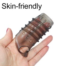 Massage Cockring Delay Ejaculation Flexible Sleeve for Penis Toy Penis Enlarger Erotic Toys Reusable In Couple Sexual Toys Sex Shop