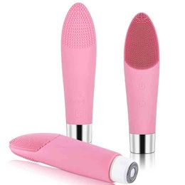 3 in 1 Ultrasonic Facial Cleansing Brush & Hair Removal Epilator Face Lift Deep Massager Skin Care Tools220429