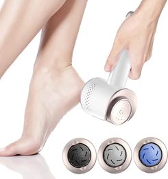 Electric Foot Files Foot Care Heel File Dead Skin Removal Grinding with Replaceable Quartz Grinding Head Vacuum Foot Grinder Elitzia ETEM01 with Handle