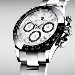 PAGANI DESIGN Mens Watches Quartz Business Watch Mens Watches Top Brand Luxury Watch Men Chronograph VK63 Reloj Hombre 220530