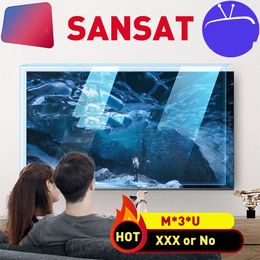 Screen Protectors Sansat Support Android Smart TV Mag VLC IOS Xtream World Live VOD Turkey Arabic USA US German India France Canada Test code IP TV