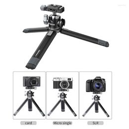 Tripods Ulanzi MT-24 Metal Tripod With Cold Shoe For Mic Extend Vlog DSLR SLR Camera Phone Pography Accessories Loga22