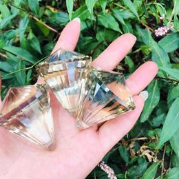 Chandelier Crystal Pcs 40mm Champagne Facted Cyrstal Prism Bead Diamond Suncatcher Reflections Lamp Pendant Hanging K9 Home DecorChandelier