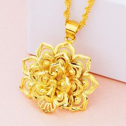 Pendant Necklaces Gift Peacock Necklace Chain 18K Gold Women Jewellery Lady Choker