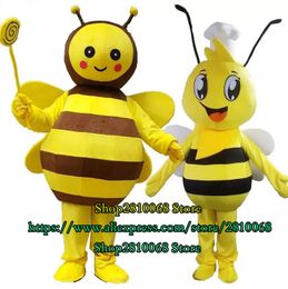 Mascot doll costume High Quality Bee Mascot Costume Bbirthday Party Cartoon Game Advertising Carnival Christmas Halloween 1100