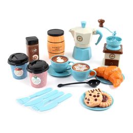 Toy Model Coffee Maker Moka Express Simulation Pot for Pretend Play Role Play Game Girls Teenager Party Activity Playset 220725