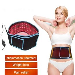 Factory Wholesale Dual Wavelength 660Nm 850Nm Red Infrared Red Light Therapy Waist Belt For Slimbody Device