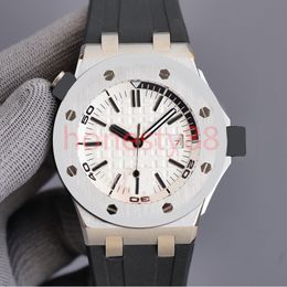Luxury mens watch Automatic 42mm stainless steel case pin buckle rubber strap waterproof for sports Wristwatches leisure designer 2336