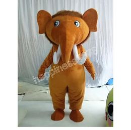 Halloween Elephant Mascot Costumes High quality Cartoon Character Outfit Suit Halloween Adults Size Birthday Party Outdoor Festival Dress