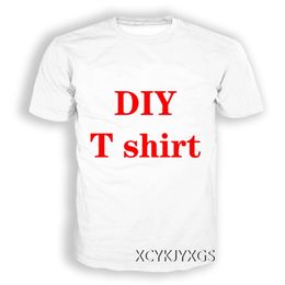 Men Women 3D Printed DIY Casual T shirt Fashion Streetwear Men Loose Sporting 220704