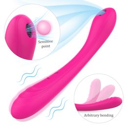 2 IN 1 Vagina Sucking Vibrator 9 Speeds Vibrating Sucker Oral sexy Suction Clitoris Stimulator Toys for Woman Masturbation 18