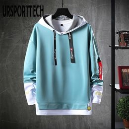 Autumn Men Hoodies Sweatshirts Men Long Sleeve Hip Hop Harajuku Hoodies Pullover black and white hoodies men Japanese Streetwear 201130