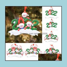 Christmas Decorations Festive Party Supplies Home Garden Ups New 2022 Resin Outdoor Tree Ornaments Heads Diy Dhfan