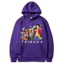 Men's Hoodies &sweatshirts Anime Hoodie One Piece Hoodie Men and Women Harajuku Pullover Long Sleeve Loose Streetwear Topsmen's Bles 800