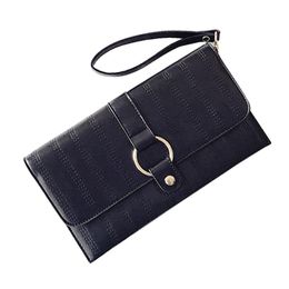Evening Bags Gina Tang Hand Package Women Fashion Solid Envelope Bag Ladies Personality Clutch Purse Leather BolsasEvening