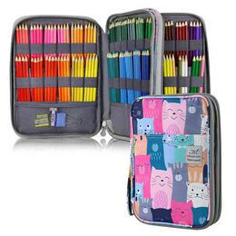 Learning Toys 96/192 Slots Pencil Case School Pencilcase for Girls Boys Pen Bag Large Capacity Penal Stationery Penalty Cartridge Box Supplies T220829