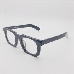 Vazrobe Black Eyeglasses Frame Male Square Glasses Men Thick Spectacles For High Number Vintage Nerd Eyewear Fashion Sunglasses Frames