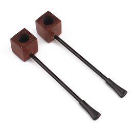 Square wood tobacco pipe wholesale high-grade Popeye pipe smoking set