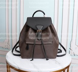 2022SS Luxurys Designer Bag Montsouris BB Backpack Womens Monograms Empreinte Embossed Leather Backpack With Vintage Buckle M45205 M45410