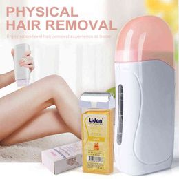 NXY Epilator 3 in 1 Depilatory Roll on Wax Warmer Kit for Facial Legs Body Hair Removal Machine ing Paper Cartridge 0418