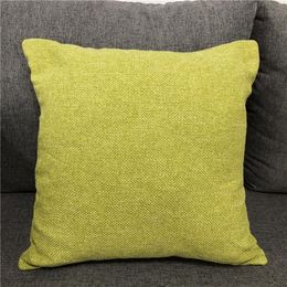 Cushion/Decorative Pillow Jacquard Green Cushion Cover Sofa Solid Throw Pillowcase For Living RoomCushion/Decorative