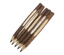 Creative Ecological Wood Ballpoint Pen pencil Handmade Wooden Branch Write Pens School Supplies Stationery Gift 5.1/6.6''