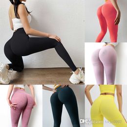 Wholesale Women Yoga Pants High Waist Sexy Seamless Push Up Leggings Lady Sport Fitness Running Gym Elastic Tights Sweatpants
