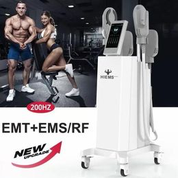 Salon use HI-EMT The Neo slimming Machine Muscle Building Stimulator with RF body shape fat burning EMS electromagnetic Muscle Stimulation bulit muscles equipment