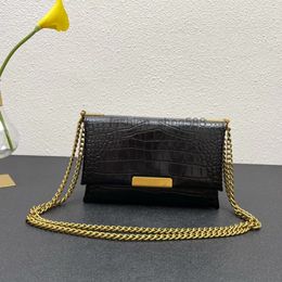 Umhängetaschen Designer Mode Herren Satchel Messenger Bag Damen Kettentasche Triplet Crocodile Embossed Handtaschen