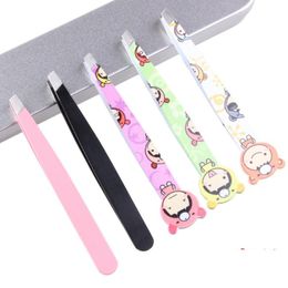 Eyebrow Tweezers Stainless Steel Face Hair Removal Eye Brow Trimmer Eyelash Clip Cosmetic Beauty Makeup