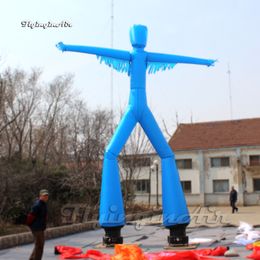 Customised Advertising Inflatable Sky Dancer 6m Multicolor Air Jumping Tube Man Pop Up Bouncer Balloon With 2 Legs For Event