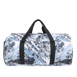 Duffle Bag Fitness Handbag For Women Men Dry Wet Waterproof Nylon Luggage Yoga Hiking Camping Training Gym Bags