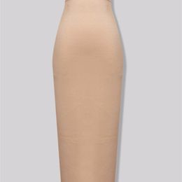 13 Colours Fashion Women Sexy Pink Yellow Bandage Skirt Elastic Elegant Pencil Skirts 78cm 220317