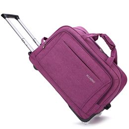 Duffel Bags Luggage Trolley Travel Bag With Wheels For Women Malas De Viagem Com Rodas Men Suitcase Duffle Carry On BagDuffel
