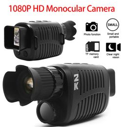 -Neue 2K 1080P Full HD Infrarot Nachtsichtgerät Dual Nutzung Monocular Camera 4x Digital Zoomteleskop für die Jagd im Freien