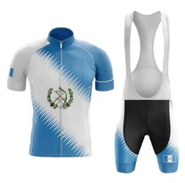GUATEMALA Blue Mens Cycling Jersey Set Ropa Ciclismo Clothing MTB Bike Bicycle Clothes 2024 Cycling Uniform 2XS-6XL A52