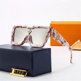2022 Fashion Sunglasses For Men Women uv 400 Designer Luxury High Quality Sun Glasses For Womens Mens Sunglass Visor 8 Colours Marbling box
