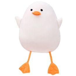 35CM / 50CM Cute Squishy White Duck Plush Toys Stuffed Lovely Animal Pillow Hug Sleeping Cushion Children Baby Birthday Gifts LA350