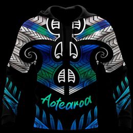 Men's Hoodies & Sweatshirts Aoteatoa Maori 3D Print Unisex Spring Hoodie Comfortable Zip Streetwear Sports Pullover Oversized Harajuku TopMe